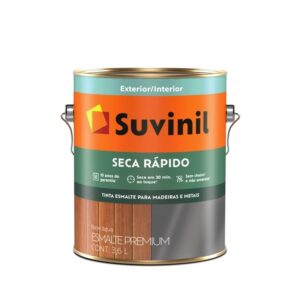 ESMALTE SECA RÁPIDO BASE ÁGUA ACETINADO SUVINIL – 3,6L